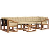  Set vanjskih sofa 8 kom. Prirodna i bež | shoptok.hr