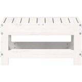  Vrtni tabure bijeli 62 x 30 x 32 cm od masivne borovine | shoptok.hr