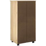  Mobilni ormar Smeđa 53 x 39 x 103 cm Čvrsto borovo drvo | shoptok.hr