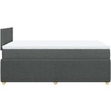 vidaXL Krevet box spring s madracem tamnosivi 120 x 190 cm tkanina | shoptok.hr