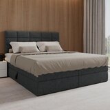 Bessagi Home Postelja Boxspring Aria, Temno Siva Cene