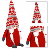  Božićni ukras patuljak, crveni 35 cm | shoptok.hr