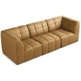Makamii Rjava sedežna garnitura iz umetnega usnja 255 cm Aloha – | Shoptok.si