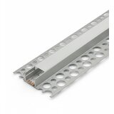 Mitea Lighting aluminijumski profil za led trake sivi ugradni set sa difuzorom 13x55x2000mm M5513 Cene