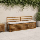  Jastučić za klupu VIANEN 100% poliester Bijela 200 x 30 x 12 cm u