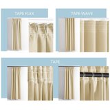 Restilo zasłona CARLI kolor ciepły beż gładki styl klasyczny taśma materiał oxford 140x270 | shoptok.hr