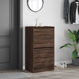 Ormarić za cipele s 2 ladice smeđa boja hrasta 60 x 42 x 108 cm | shoptok.hr