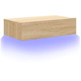 TV ormarić s LED svjetlima boja hrasta sonome 60 x 35 x 15 5 cm | shoptok.hr