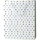 Classic Polka Dot Gift Bag with Just For You Pendant 32 x 26 x 10 cm | Shoptok.si