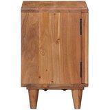  Ručno rađeni noćni ormarić Tamnije smeđi teak 40 x 30 x 45 cm | Eponuda.com