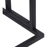  Samostojeći stalak za ručnike crni 48 x 24 x 78 5 cm željezni | shoptok.hr