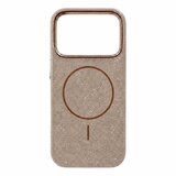 Apple Silikonski ovitek LUXURY z Magsafe za iPhone 17 Pro Max - rjav z bleščicami | Shoptok.si