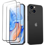 ESR KALJENO STEKLO 2-PAKET ZA IPHONE 15 ČRNO, (22002196) | Shoptok.si