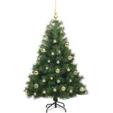 Umjetno božićno drvce s stalakom Zelena 120 cm PE i PVC | shoptok.hr