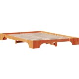  Krevetni okvir Smeđa boja Masivno drvo 150 x 200 cm Izdržljiv | shoptok.hr