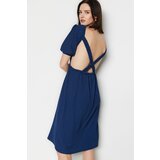 Trendyol Dress - Navy blue - Skater Cene