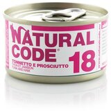 Natural Code cat konzerva za mačke - tuna and ham 85g