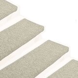  Samoljepljivi otirači za stepenice 15 kom 65x21x4 cm sivi | shoptok.hr