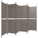  Paravan 6-delni antraciten 300x180 cm blago, (5000156064) | Shoptok.si