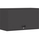 Ormar za zid u garaži Crna 90 x 40 x 53 cm Čelik s prahom | shoptok.hr