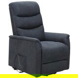 Modern Living tv-fotelj aston, relax funkcija, temno siva Cene