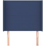  Uzglavlje s ušima plavo 83x16x118/128 cm od tkanine | shoptok.hr