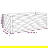  Povišena vrtna gredica 100 x 50 x 36 cm od čelika COR-TEN | shoptok.hr