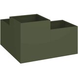  Vrtna saksija Maslinovo zelena 100 x 100 x 48 cm Čelik | Eponuda.com