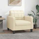 Fotelja krem 60 cm od umjetne kože | shoptok.hr