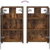  Kupaonski ormar s ogledalom Dimljeni hrast 30 x 10,5 x 50 cm | shoptok.hr