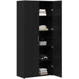  Highboard 2 pcs Crni hrast 80 x 42 x 185 cm | shoptok.hr