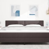  LED Povštrnjak s gumbi, temno rjav, 90 cm, tkanina, (22052609) | Shoptok.si