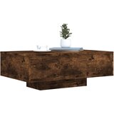 Stolić za kavu s LED svjetlima boja dimljenog hrasta 85x55x31cm | shoptok.hr