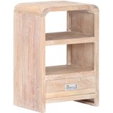  Noćni ormarić 40 x 30 x 60 cm od masivnog bagremovog drva | shoptok.hr