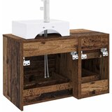  Set namještaja za kupaonicu 2 kom. Staro drvo Konstruirano drvo Smeđa 49,5 x 41 x 79,5 cm | shoptok.hr