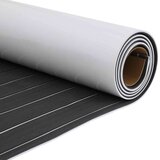  Prostirka za čamce Prugasti Tamno siva i bijela 240 x 90 cm EVA - 240 x 90 cm tamnosiva i bijela | shoptok.hr