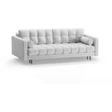 Cosmopolitan Design Svetlo siva raztegljiva sedežna garnitura s prostorom za shranjevanje 222 cm Bali – | Shoptok.si