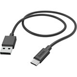 Hama USB polnilni kabel USB 2.0 USB-A vtič\, USB-C® vtič 1.00 m črna 00201594, (20614435) Cene