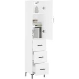 Visoka komoda bijeli 34,5x34x180 cm od konstruiranog drva | shoptok.hr