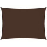 vidaXL Senčno jadro oksford blago pravokotno 2x4 m rjavo Cene