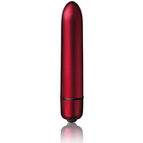 Scarlet Velvet - mini vibrator za ruževe (10 ritmova) - crveni