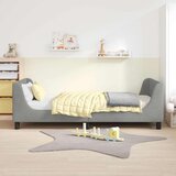  Otroški posteljni okvir z vznožjem Svetlo siva 90 x 190 cm, (5000104621) | Shoptok.si