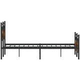 vidaXL Okvir kreveta bez madraca boja hrasta 120 x 190 cm drveni | shoptok.hr