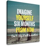 Motivaciona slika na platnu imagine yourself (moderne slike sa)
