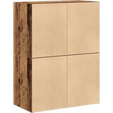  Ormari s 2 ladice 2 kom boja drva 60x31x40 cm konstruirano drvo | shoptok.hr