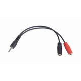 Gembird audio adapter za slušalice 3,5mm 4pin to 2x 3,5 mm 3pin (mic/slušalice), 20cm CCA-417M | Eponuda.ba