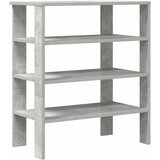Maison Chic Regal za čevlje - Polica za čevlje betonsko siv 61x32x70 cm inženirski les, (21777942) | Shoptok.si