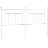  Metalno zamjensko uzglavlje bijelo 160 cm | shoptok.hr