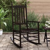 The Living Store Gugalni stol z ukrivljenim sedežem 2 kosa rjav trdni topol - Gugalni Stol, (21781155) | Shoptok.si