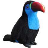 Plišana igračka Tukan 35 cm - crno/plavi | Shoptok.si